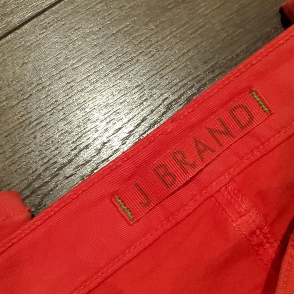 ❤ J BRAND RED LIGHTWEIGHT SUMMER SKINNY LEGGING JEANS, 0 (25) - Picture 5 of 7
